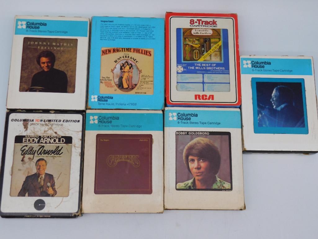 Vintage 8-Track Tapes From Various Artists (1 of 3)