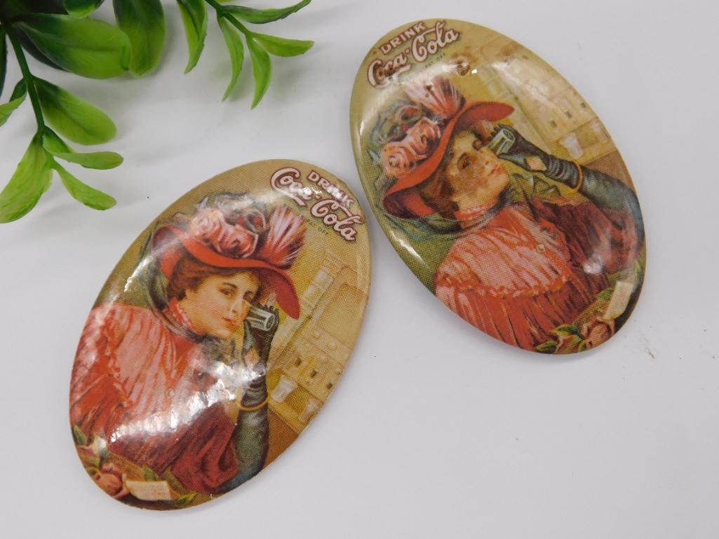 Coca-Cola Advertising Vintage Pocket Mirrors (1 of 2)
