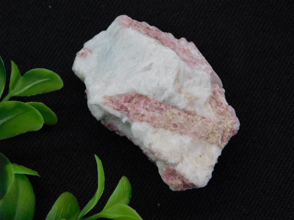 PINK TOURMALINE ROCK STONE LAPIDARY SPECIMEN: PINK TOURMALINE ROCK STONE LAPIDARY SPECIMEN — Part of our Discover Antique Alley, Crystals and Gems auction at HATMAN'S Auctions! Please see photos for measurements and condition. YES, we have