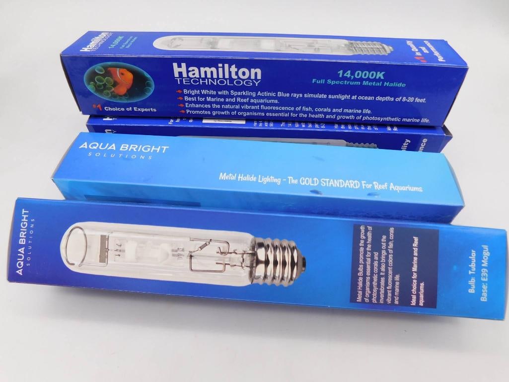 Hamilton Technology 250W Metal Halide Bulbs (2-Pack): Hamilton Technology 250W Metal Halide Bulbs (2-Pack) — Part of our Discover Antique Alley, Crystals and Gems auction at HATMAN'S Auctions! Please see photos for measurements and condition. YES, we