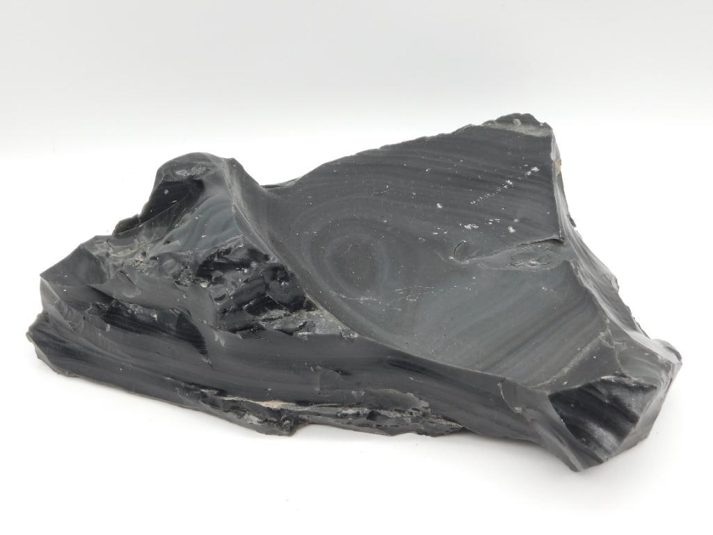 OBSIDIAN ROCK STONE LAPIDARY SPECIMEN: WELCOME TO HATMAN AUCTIONS! SPECIAL NOTICE: Please see photos for measurements and descriptions. ***Yes, we have in house shipping with MANY REPEAT CUSTOMERS because of our streamlined service.