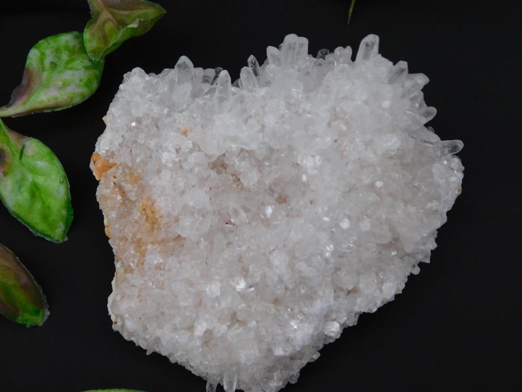 Natural White Quartz Crystal Cluster Specimen: Natural White Quartz Crystal Cluster Specimen