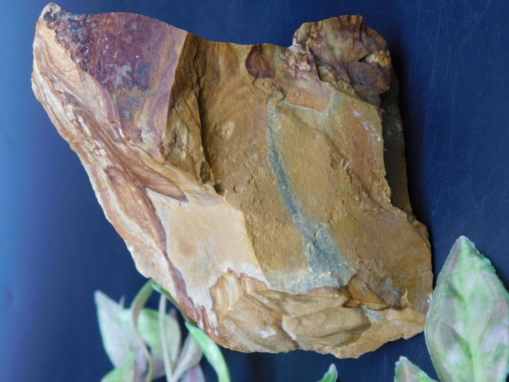 Jasper Rock Specimen With Varied Coloration: Jasper Rock Specimen With Varied Coloration