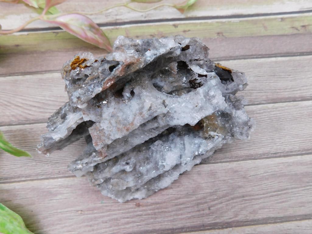 Layered Natural Crystal Cluster Specimen: Layered Natural Crystal Cluster Specimen