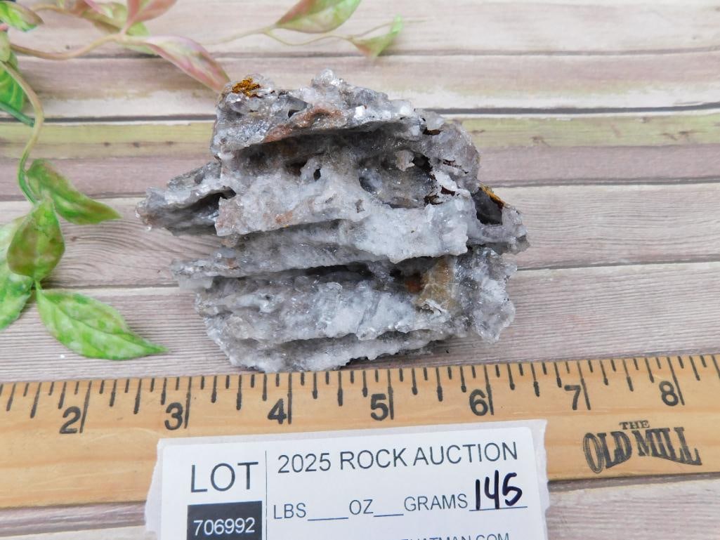Layered Natural Crystal Cluster Specimen - 3