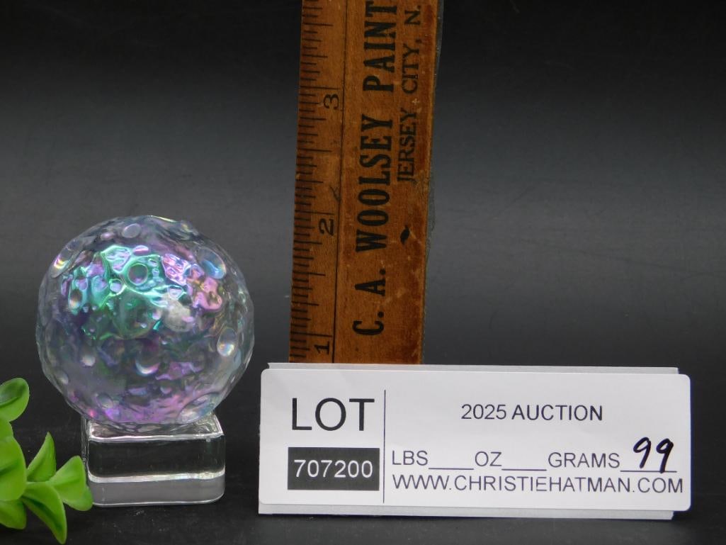 Iridescent Glass Orb - 3
