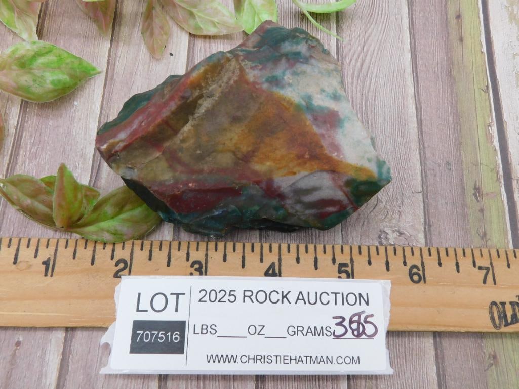 Multicolored Jasper Stone 385 Grams - 3
