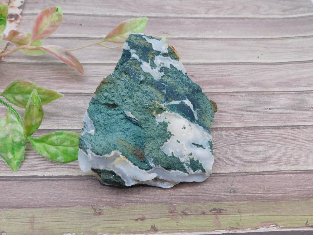 Green and White Rock Specimen for Collectors: Green and White Rock Specimen for Collectors