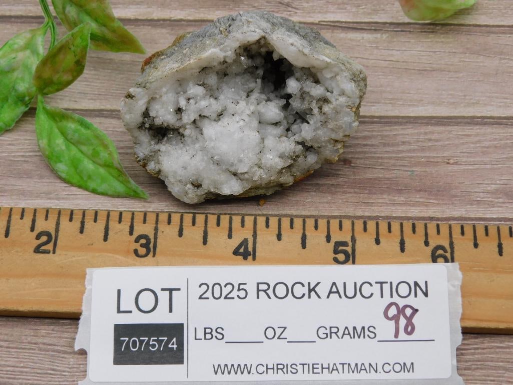Quartz Geode with Crystal Interior - 3