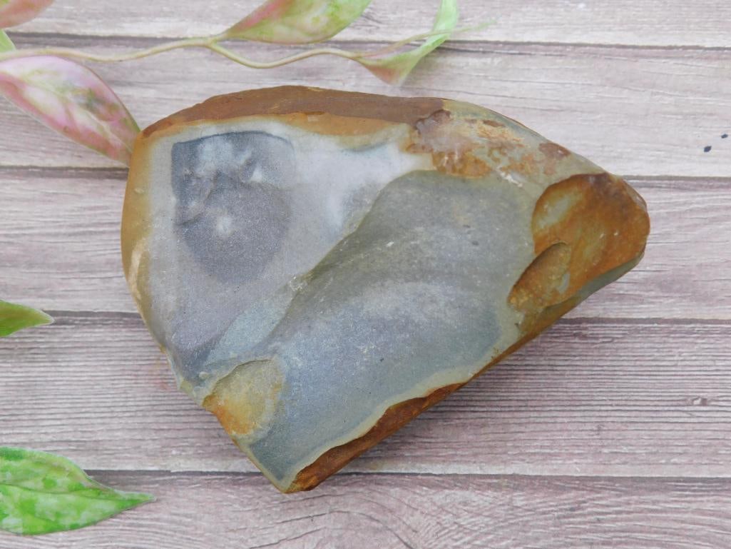 Jasper Rock Specimen with Multicolor Hues - 2
