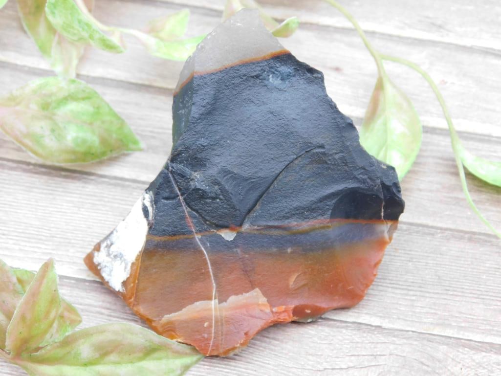 Banded Agate Stone Specimen: Banded Agate Stone Specimen