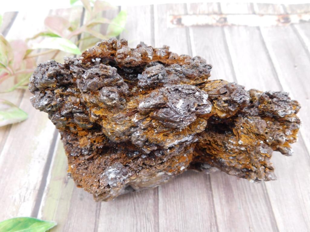 Mineral Specimen of Brown and Orange Rock Formation: Mineral Specimen of Brown and Orange Rock Formation