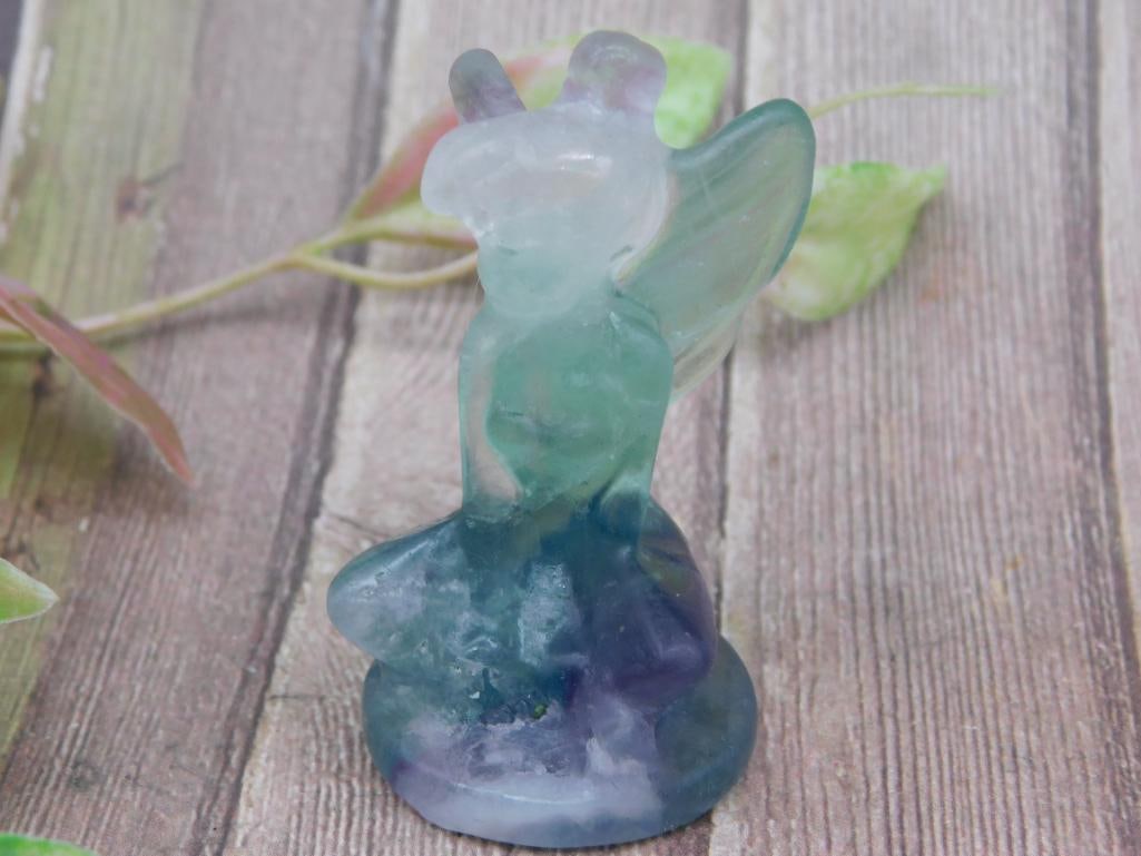 Carved Fluorite Angel Figurine (1 of 3)