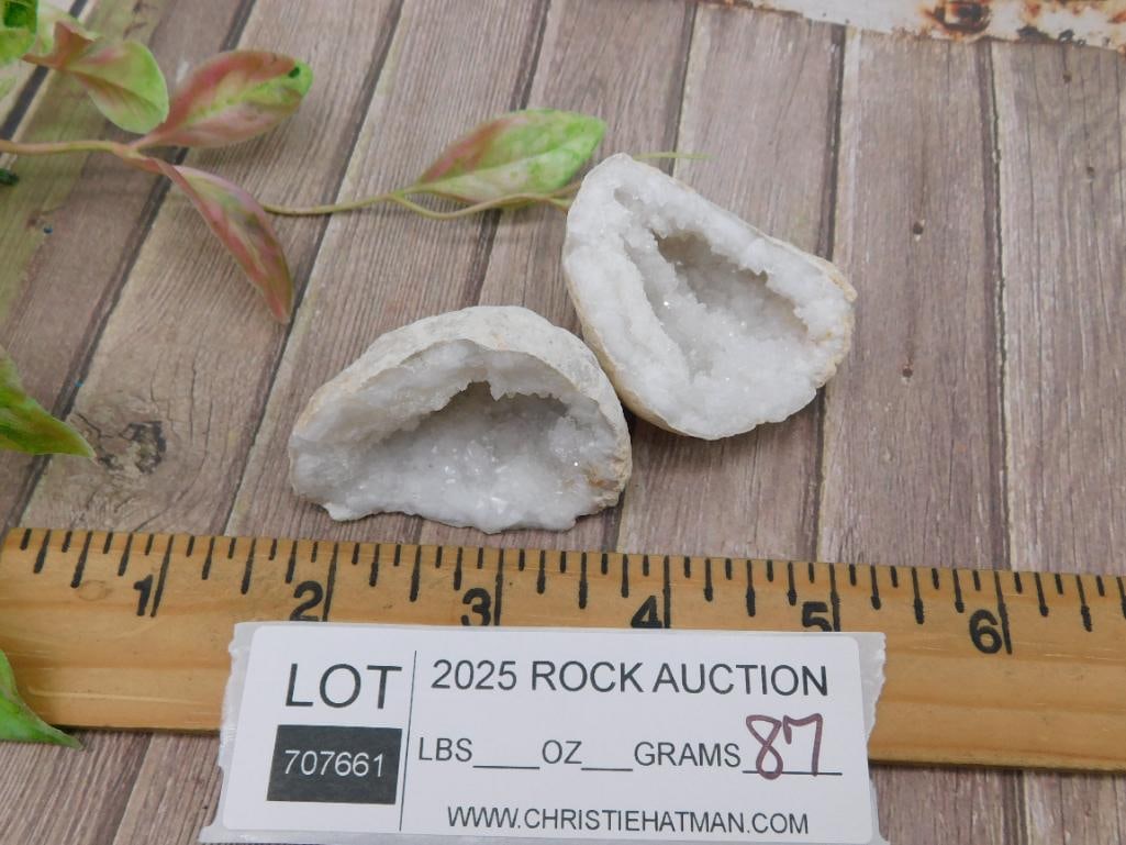 Quartz Geode with Crystalline Interior - 2
