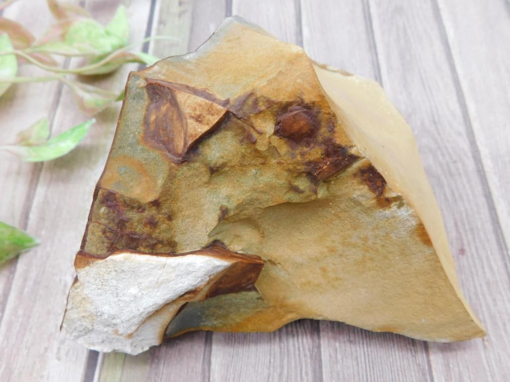 Jasper Rock Stone Lapidary Specimen'With Earthy Patterns: Jasper Rock Stone Lapidary Specimen'With Earthy Patterns