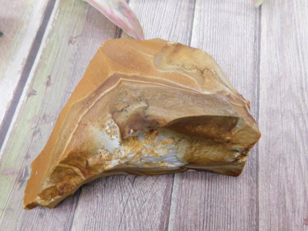 Jasper Rock Stone Lapidary Specimen With Unique Patterns - 2