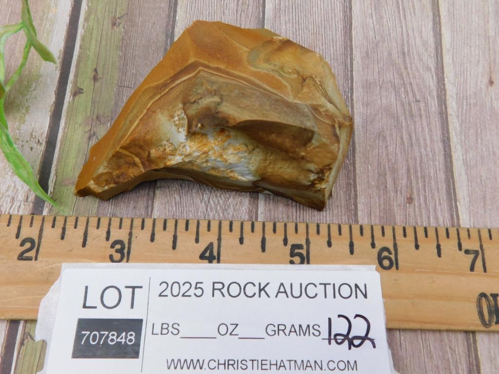 Jasper Rock Stone Lapidary Specimen With Unique Patterns - 3