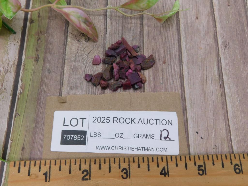 Raw Ruby Pieces - 3