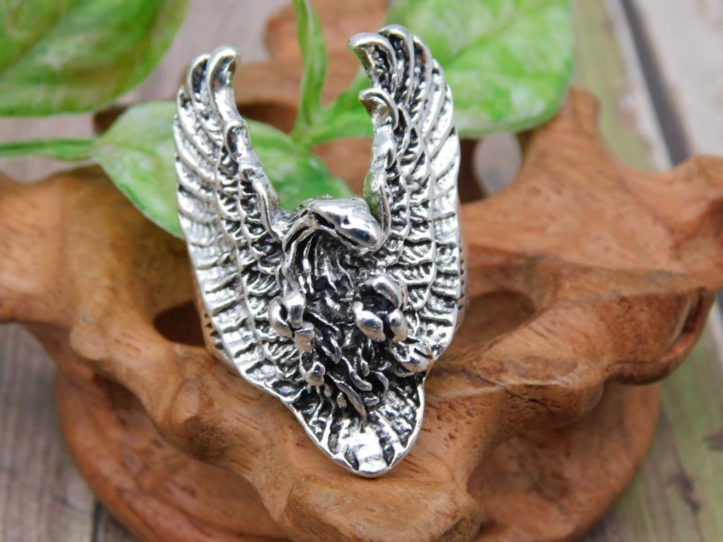 Silver Eagle Ring Size 10: Silver Eagle Ring Size 11