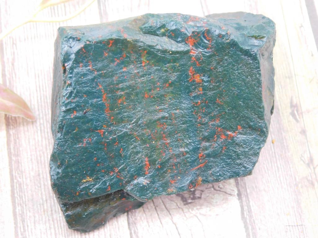 Rough Bloodstone Rock Stone Lapidary Specimen': Rough Bloodstone Rock Stone Lapidary Specimen'