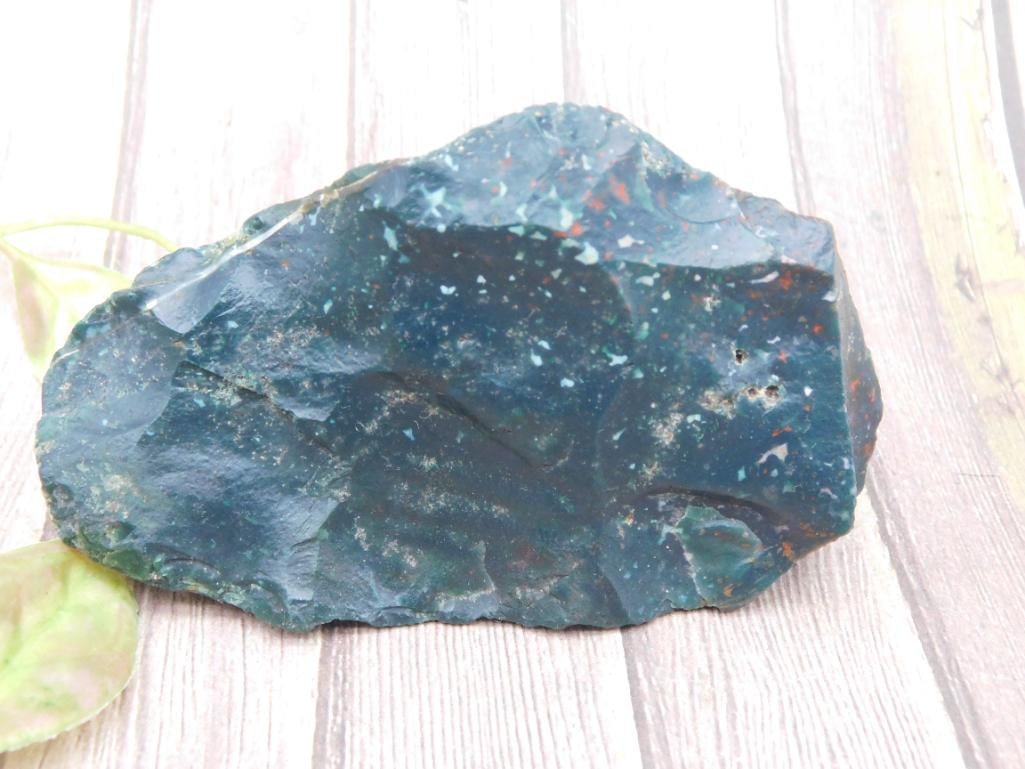 Uncut Bloodstone Mineral Rock Stone Lapidary Specimen: Uncut Bloodstone Mineral Rock Stone Lapidary Specimen