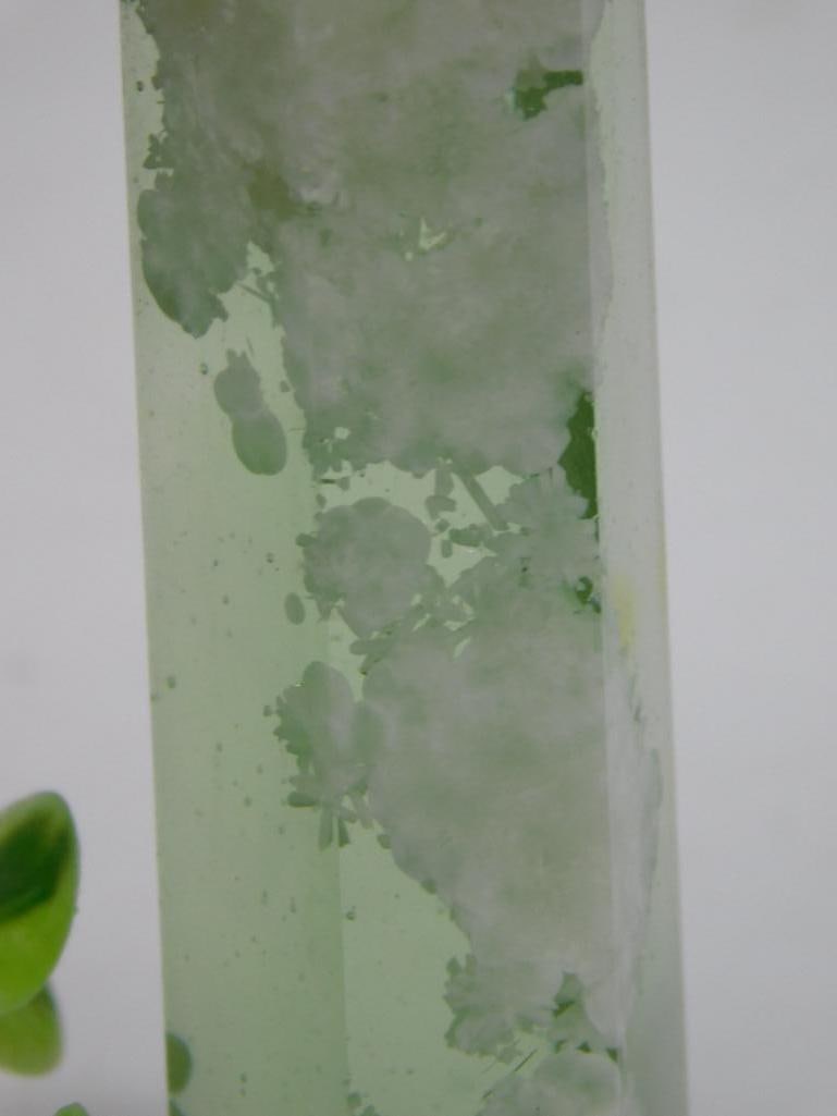 Green Crystal Tower with Embedded Inclusions - 2