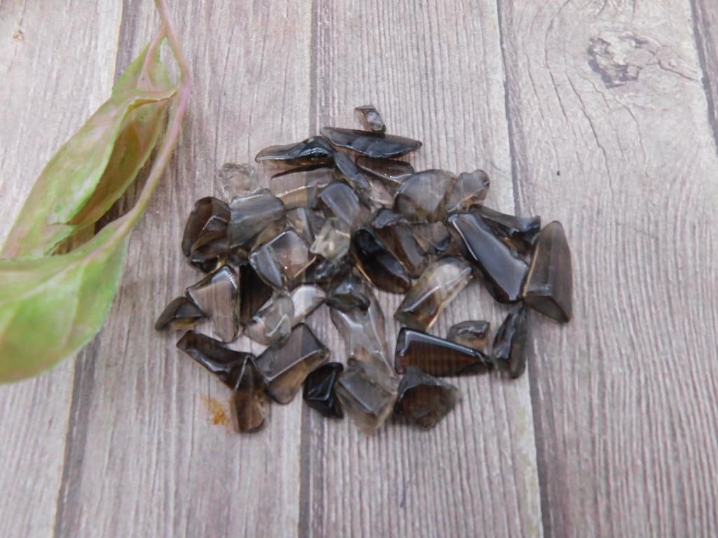 Smokey Quartz Loose Gemstones 12 Grams: Smokey Quartz Loose Gemstones 12 Grams