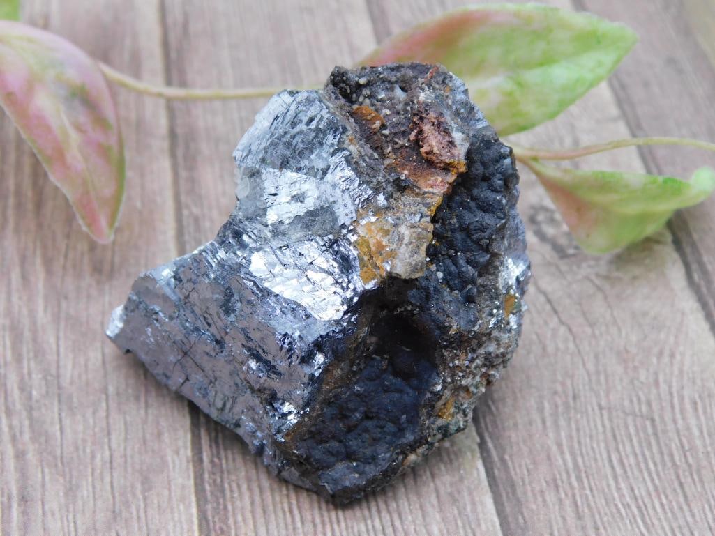 Shiny Metallic Rock Stone Lapidary Specimen: Shiny Metallic Rock Stone Lapidary Specimen