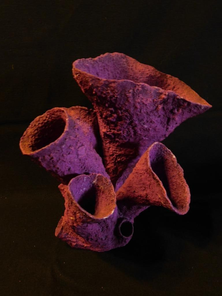 Purple Coral Decorative Sculpture Fish Tank Aquarium Decoration (1 of 2)