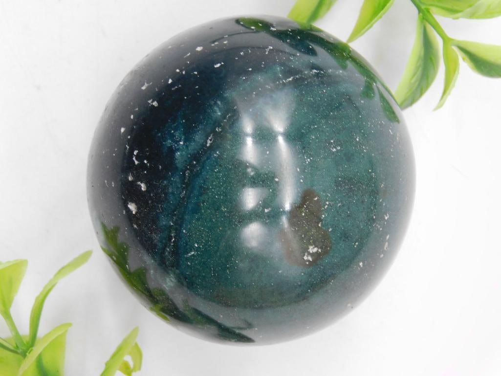 OCEAN JASPER SPHERE ROCK STONE LAPIDARY SPECIMEN (1 of 3)