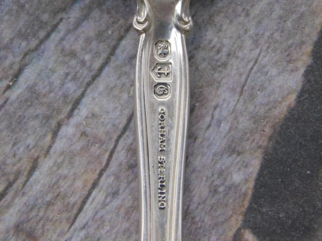 GORHAM STERLING SILVER LA SCALA FLATWARE 2 SPOONS - 3