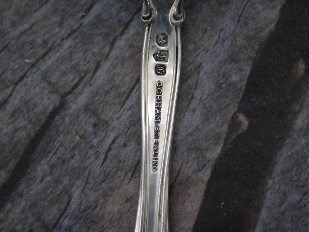 GORHAM STERLING SILVER LA SCALA FLATWARE 2 SPOONS - 3