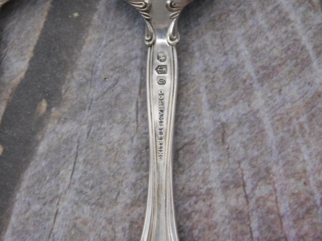 GORHAM STERLING SILVER LA SCALA FLATWARE 2 SPOONS - 2