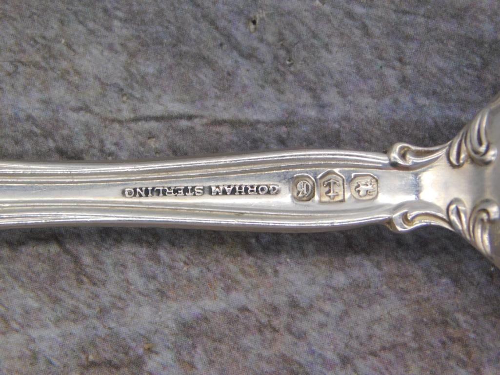 GORHAM STERLING SILVER LA SCALA FLATWARE 2 SPOONS - 3