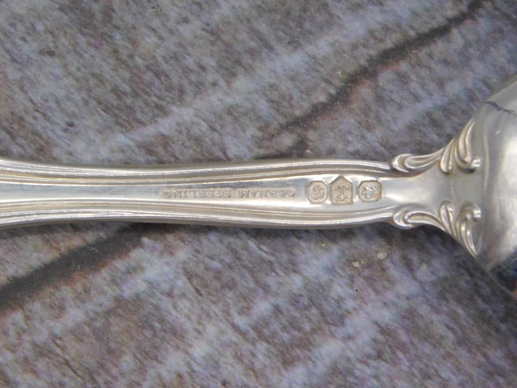 GORHAM STERLING SILVER LA SCALA FLATWARE 2 SPOONS - 3