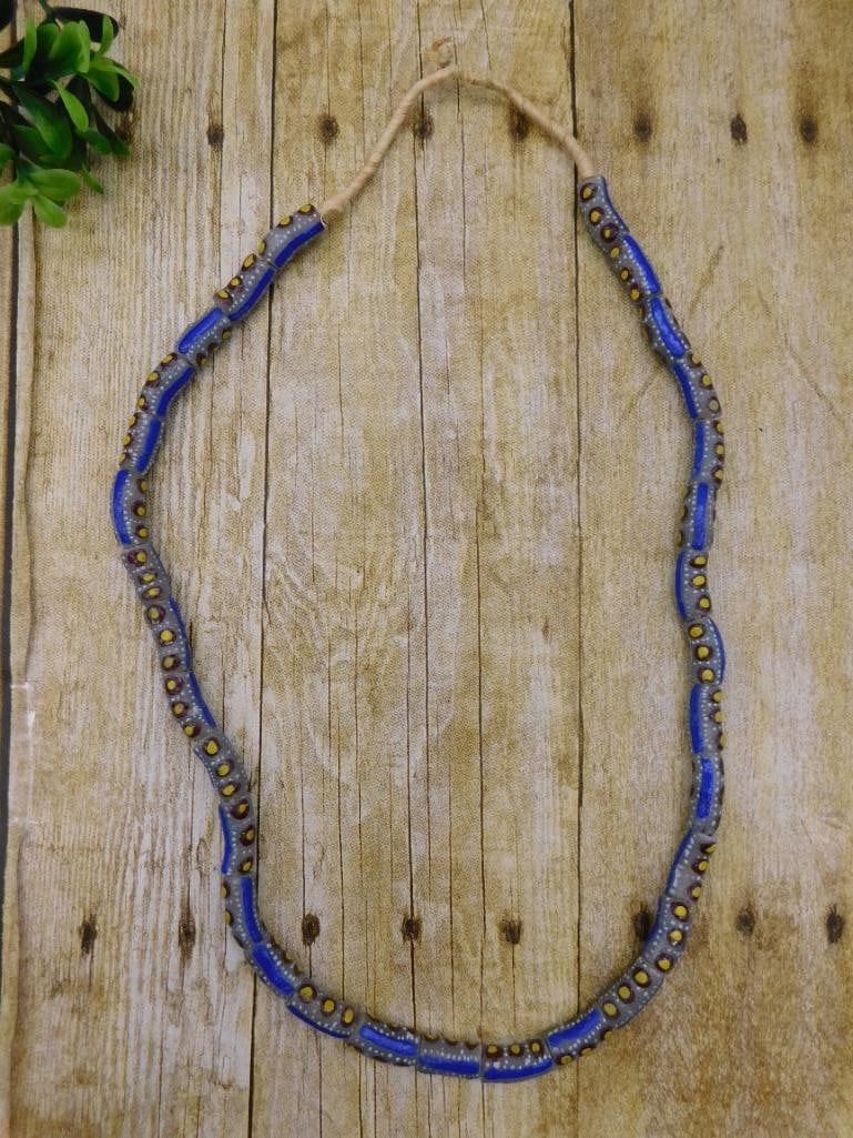 AFRICAN TRADE BEADS ETHNIC JEWELRY MAKING SUPPLY FOR COLLECTORS: A collection of African trade beads featuring the bold colors and shapes collectors look for. Perfect for jewelry makers, bead collectors, or resellers seeking authentic trade bead pieces. Refer to ph