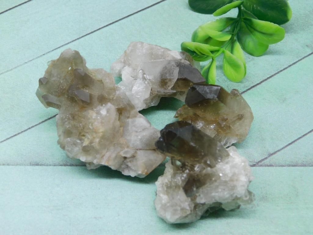 SMOKY QUARTZ ROCK STONE LAPIDARY SPECIMEN - NATURAL SMOKY QUARTZ FOR HEALING CRYSTAL DISPLAY (1 of 2)