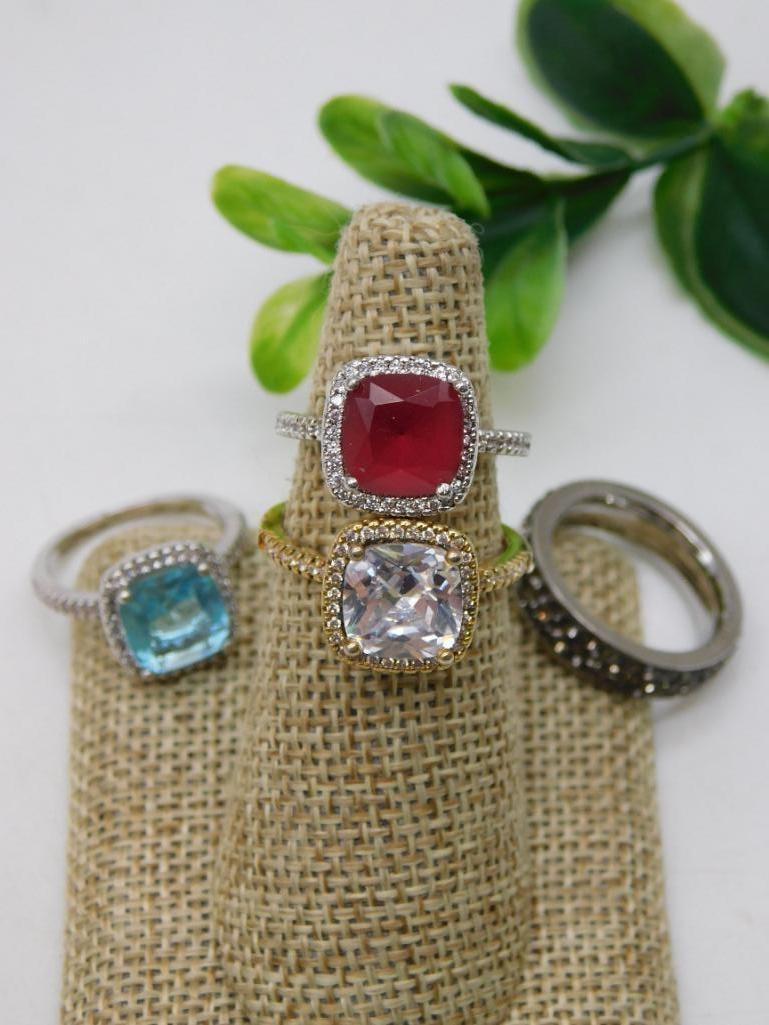 STONE RINGS ROCK STONE LAPIDARY SPECIMEN HANDCRAFTED LOOK JEWELRY FOR RESELLERS: A collection of stone rings suited to resellers or jewelry enthusiasts looking to add natural gemstone pieces to their offerings. See photos for exact sizes and detail on each ring.