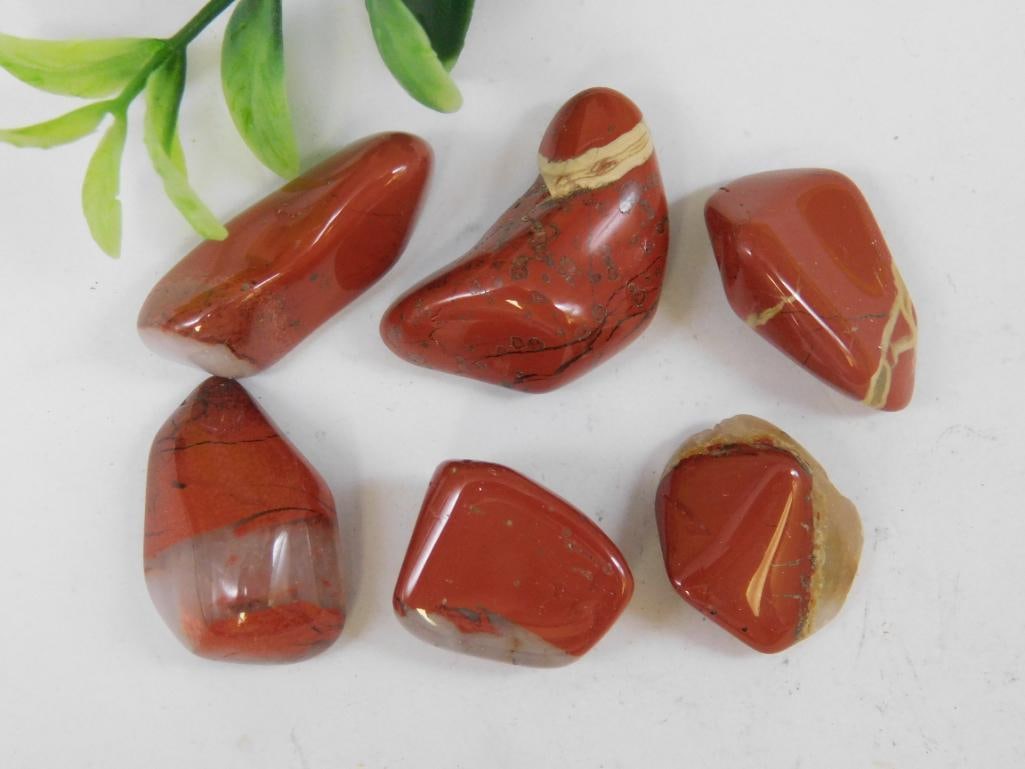 RED JASPER ROCK STONE LAPIDARY SPECIMEN NATURAL GEMSTONE JEWELRY MAKING COLLECTOR: A natural red jasper piece appealing to jewelry makers and gemstone collectors for its deep, warm color. See photos for exact size and condition. WELCOME TO HATMAN AUCTIONS! SPECIAL NOTICE: Please see