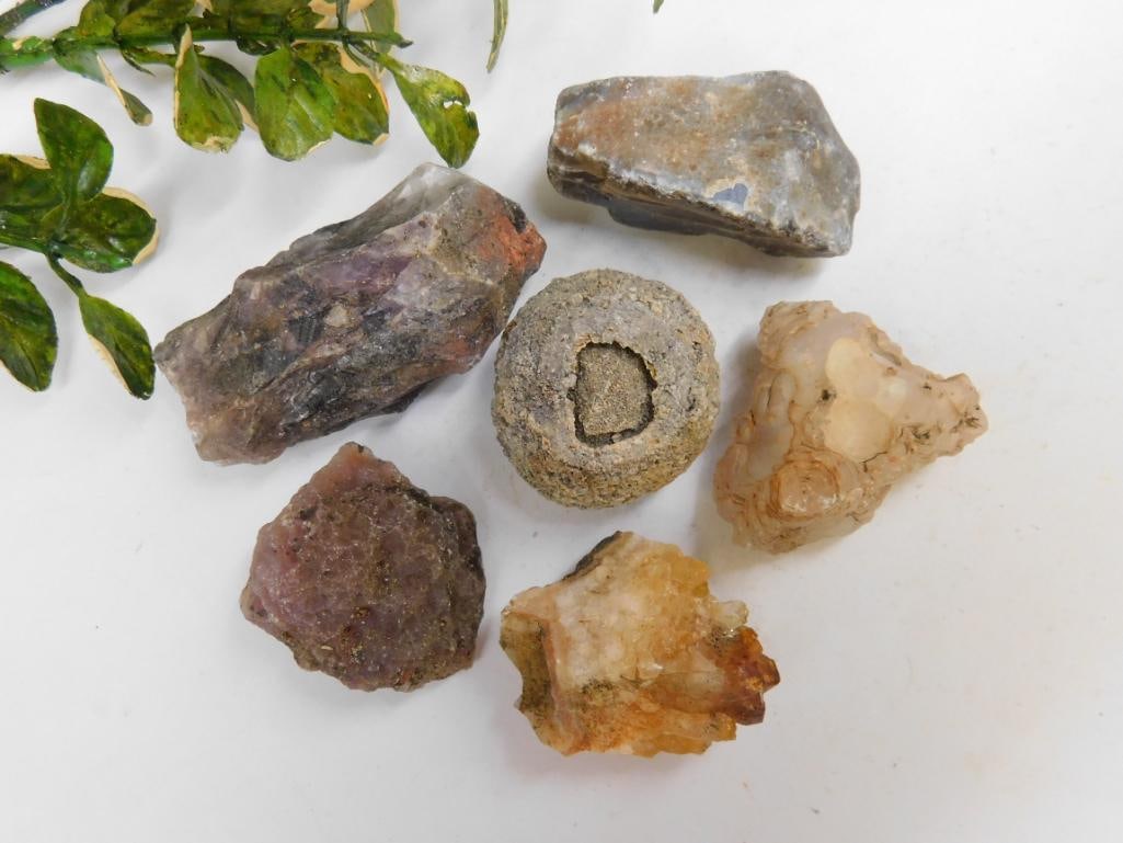 MIXED ROUGH ROCK STONE LAPIDARY SPECIMEN NATURAL COLLECTOR ROCK AND MINERAL ROUGH (1 of 2)
