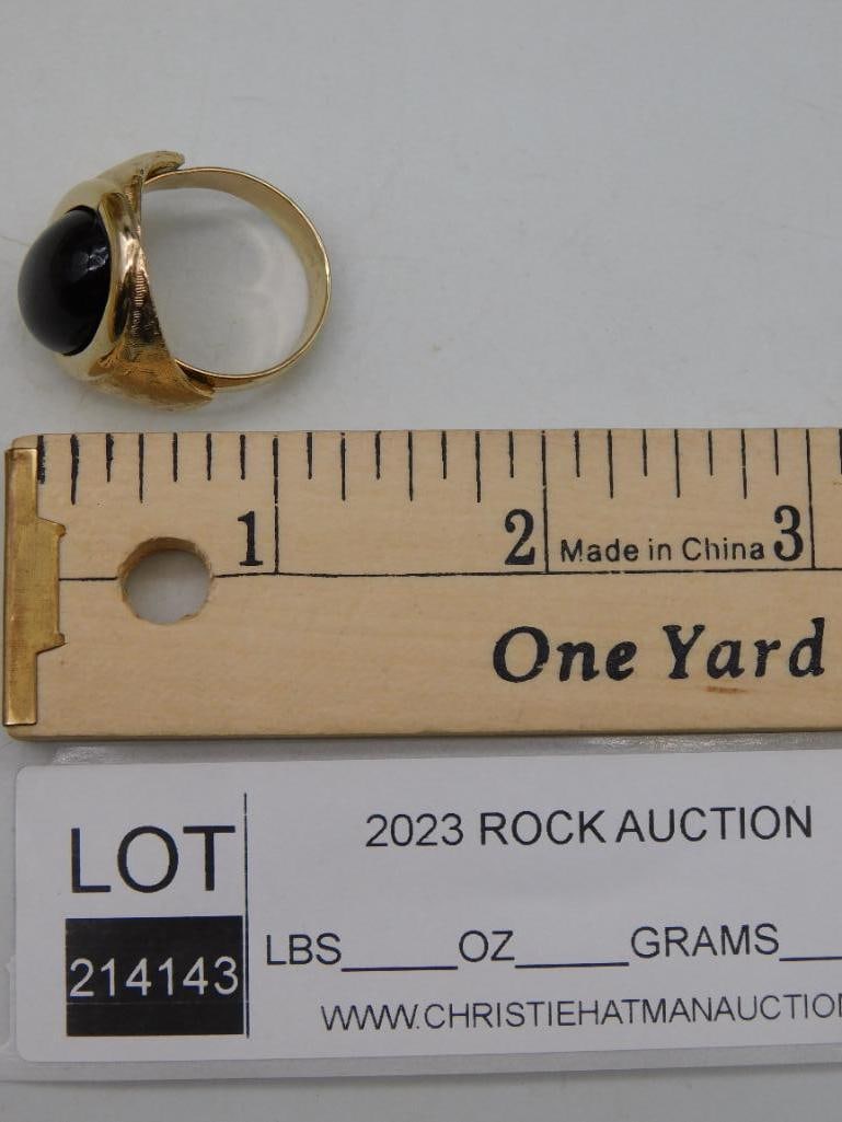 STONE RING ROCK STONE LAPIDARY SPECIMEN - 2