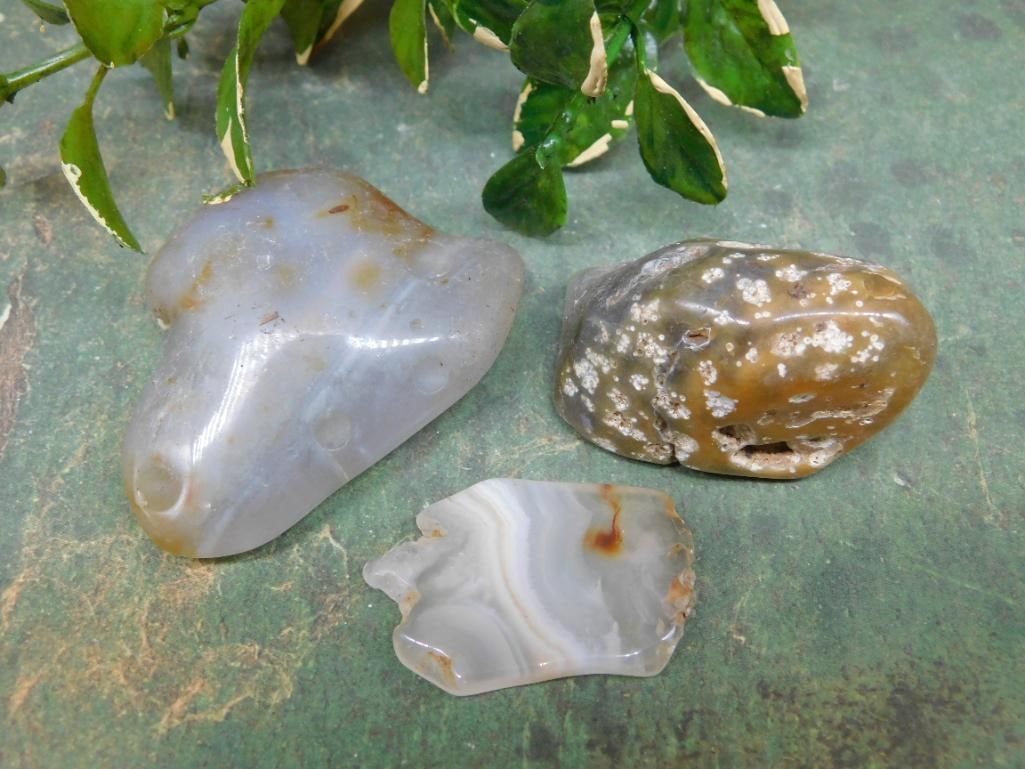 MIXED LOT ROCK STONE LAPIDARY SPECIMEN: WELCOME TO HATMAN AUCTIONS! SPECIAL NOTICE: Please see photos for measurements and descriptions. ***Yes, we have in house shipping with MANY REPEAT CUSTOMERS because of our streamlined service. ****We