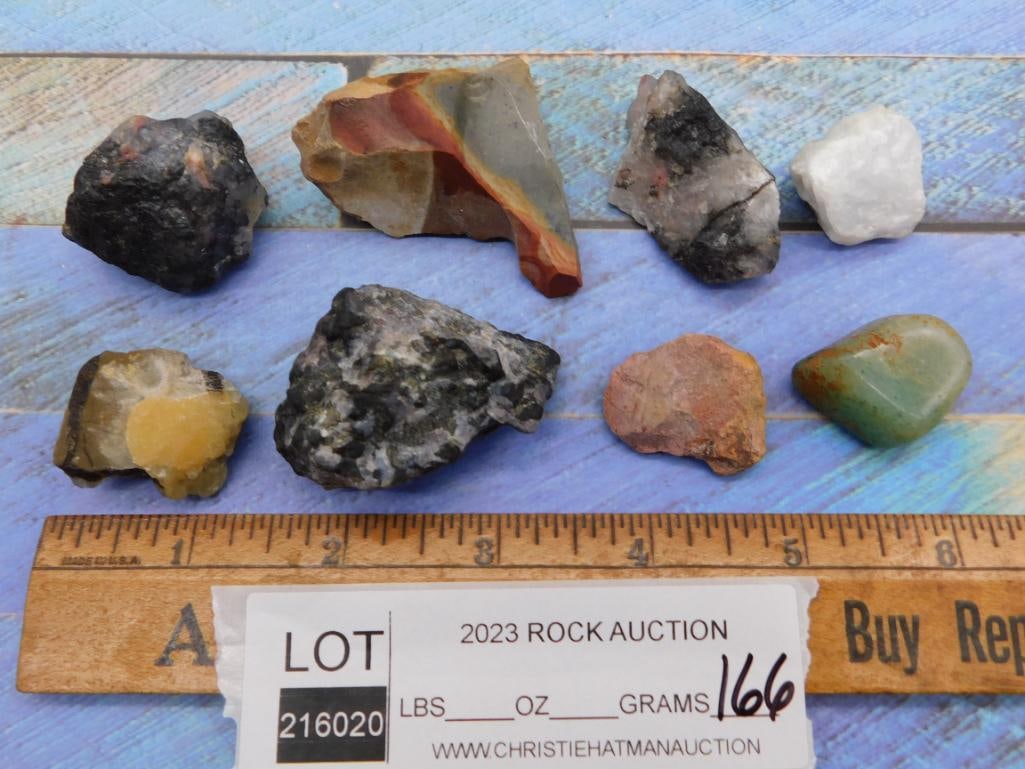 MIXED ROUGH LOT ROCK STONE LAPIDARY SPECIMEN - 2
