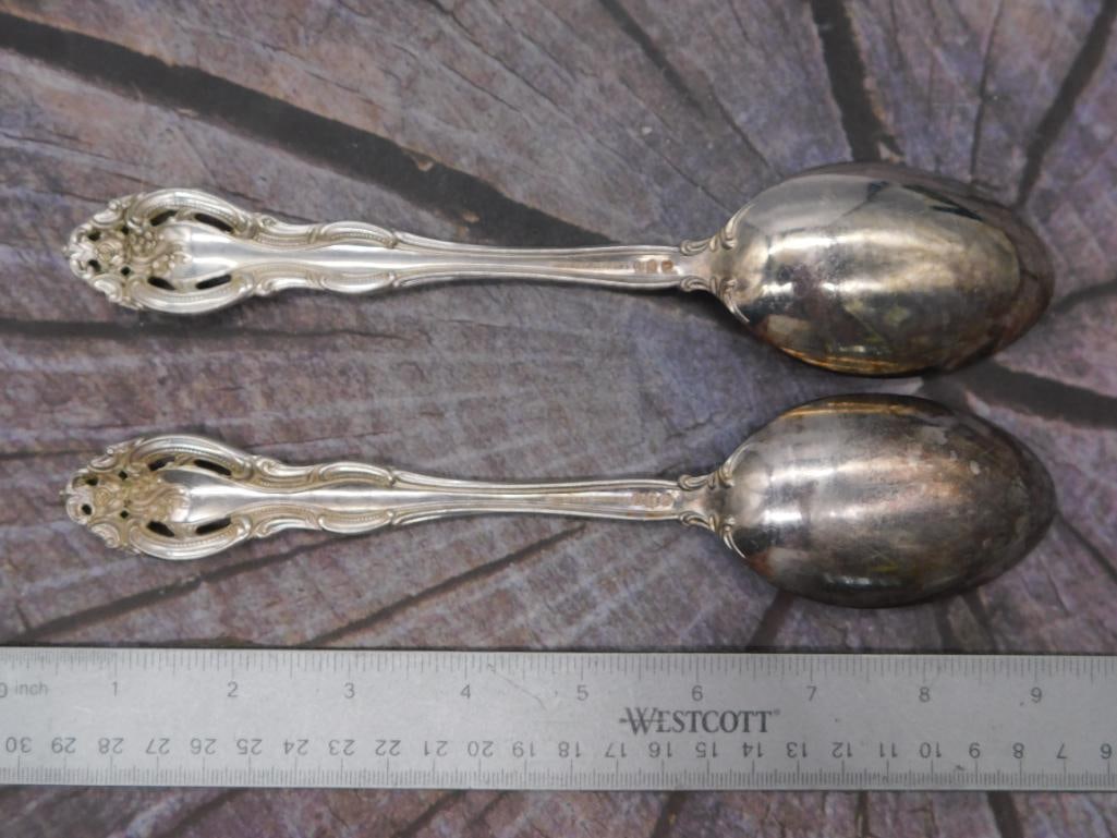 GORHAM STERLING SILVER 61 PC LA SCALA FLATWARE SERVING PCS - 5