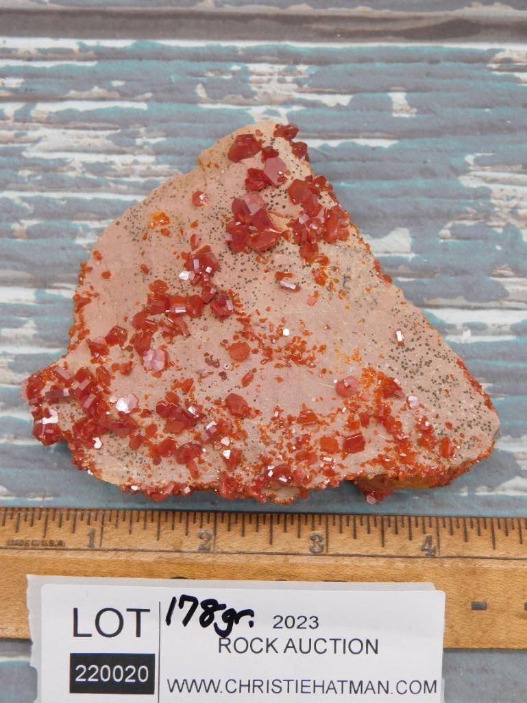 VANADINITE ROCK STONE LAPIDARY SPECIMEN - 3