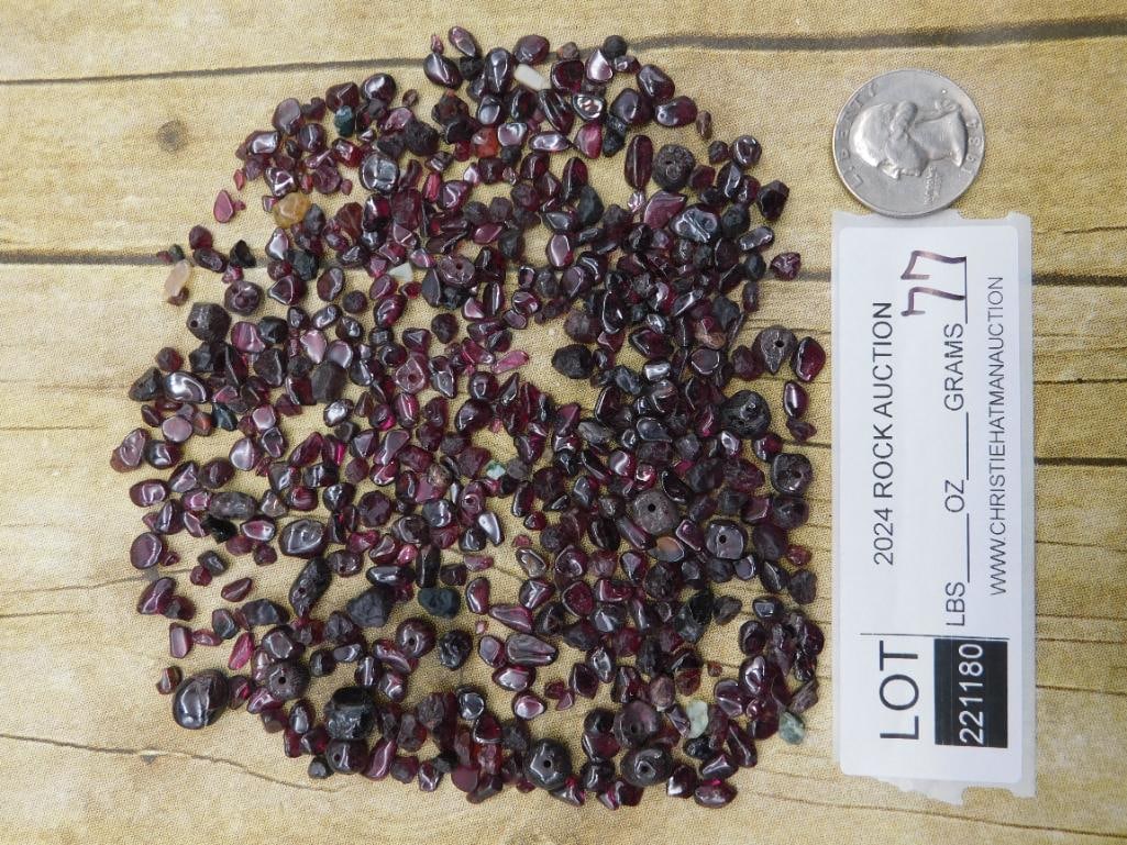 GARNET ROCK STONE LAPIDARY SPECIMEN - 3