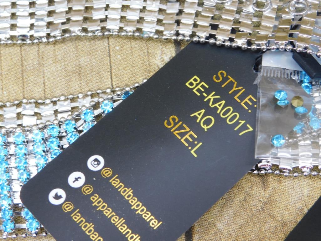 RHINESTONE BELT SIZE LARGE - 4