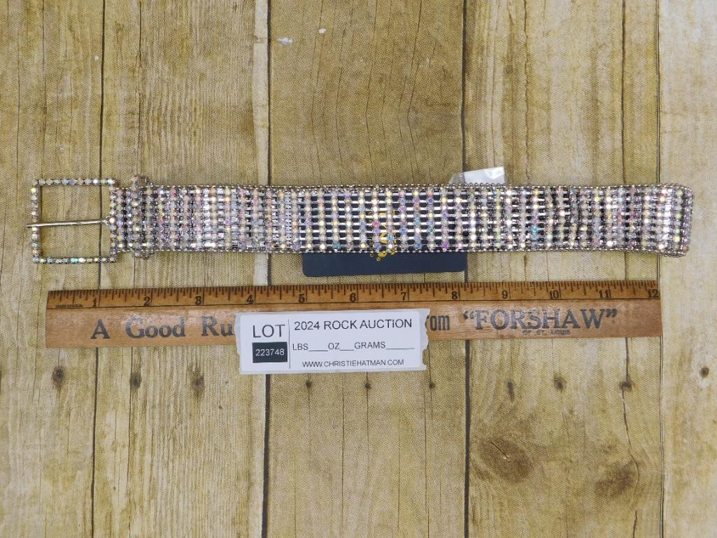 RHINESTONE BELT SIZE LARGE - 4