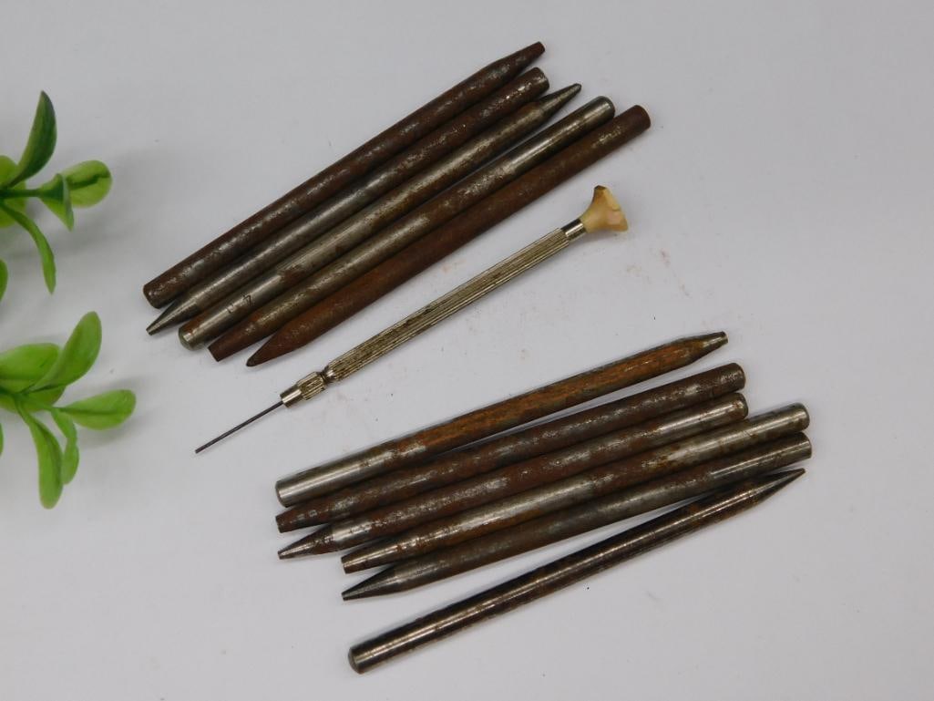Vintage Metal Punch and Pin Tool Set WATCHMAKER WATCHMAKING TOOLS (1 of 3)
