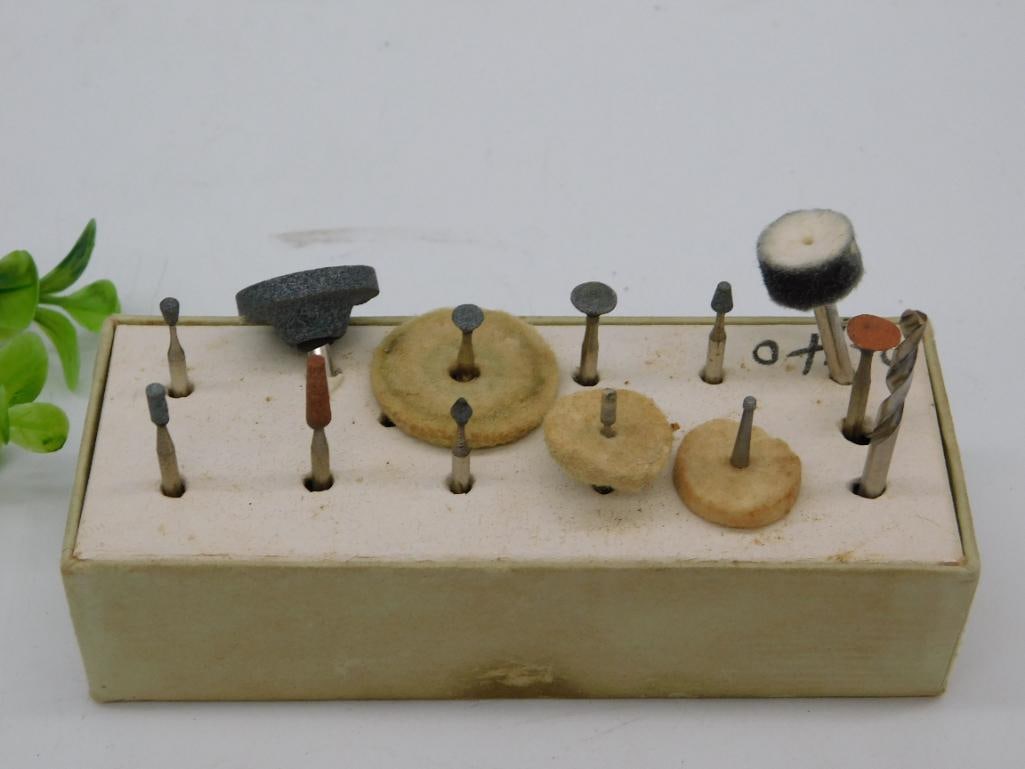 Vintage George Popper Tool Set with Original Box WATCHMAKER WATCHMAKING TOOL (1 of 2)